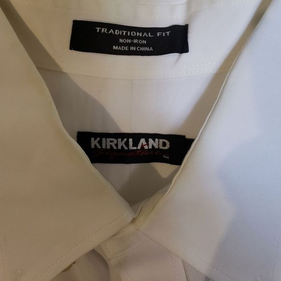 CT1059a Men's White Kirkland Shirt 16-34 - Picture 2 of 4